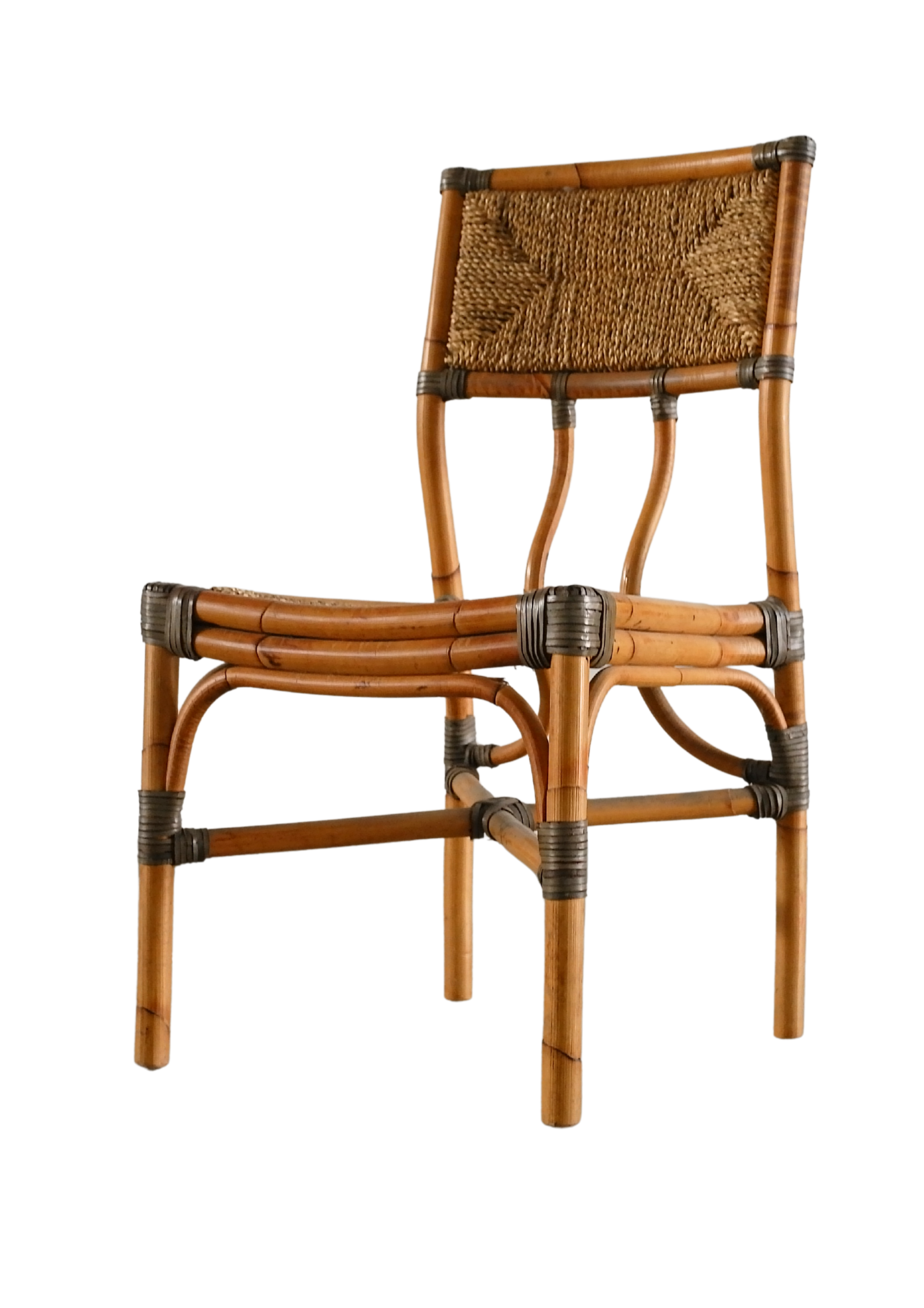 RUSH RATTAN DINING CHAIR